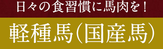 軽種馬（国産種）おすすめセット